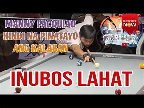 Manny Pacquiao Hindi Na Pinatayo Ang Kalaban Inubos Lahat Youtube