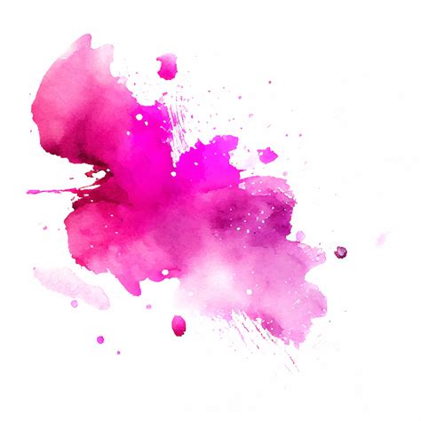 Pink Watercolor Paint Splash Isolated 17398941 Vector Art at Vecteezy