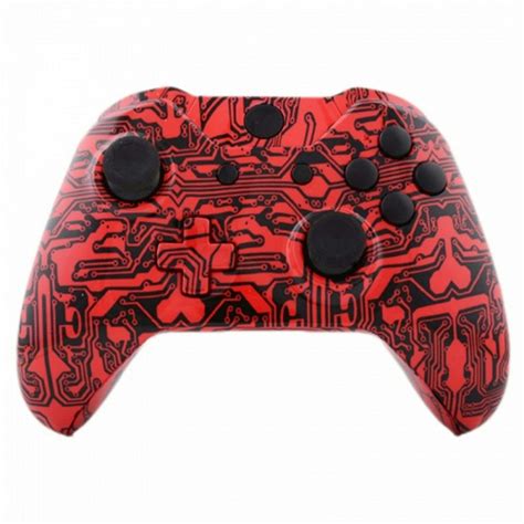 Amazon Modfreakz Shell Kit Hydro Dipped Red Circult For Xbox One