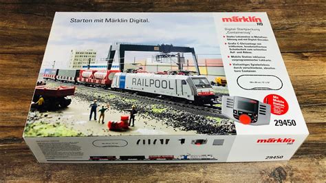 Märklin Startpackung Containerzug 29450 Test Unboxing Review der H0