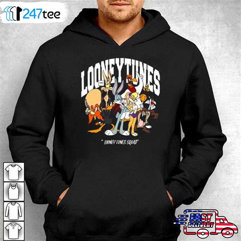 Looney Tunes Squad Logo Cartoon Design Shirt