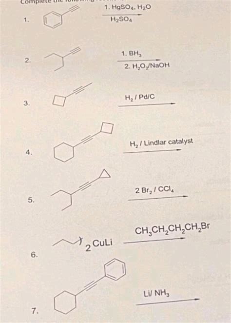 Solved 1 BH3 2 H2O2NaOHH2 Pd CH2 Lindlar Chegg