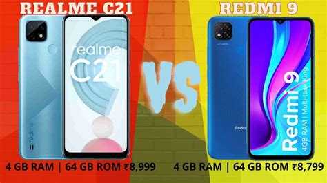 Realme C21 Vs Redmi 9 Full Comparison Youtube