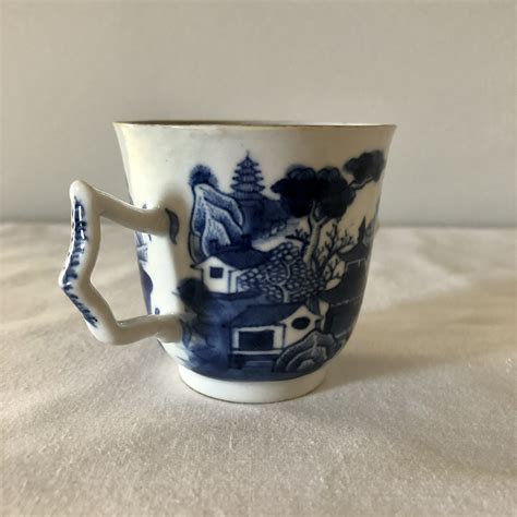 Rare Antique Chinese Tea Cup With Two Handles Th Century Etsy