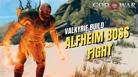 ALFHEIM Boss Fight Valkyrie Build GMGOW No Damage God Of War