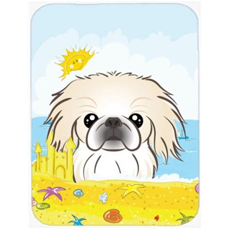 Pekingese Summer Beach Mouse Pad Hot Pad Or Trivet 1 Kroger