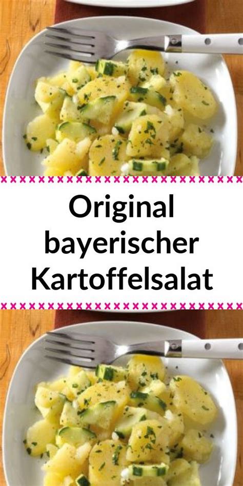 Original Bayerischer Kartoffelsalat Ethnic Recipes Food Potato Salad