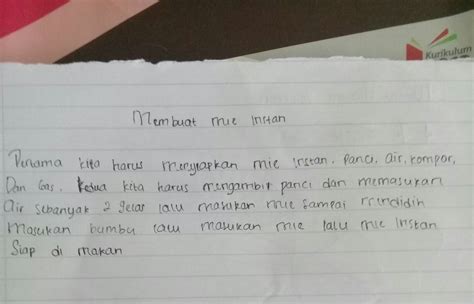 Buatlah Contoh Teks Prosedur Sederhana Brainly Brainly Solusi Untuk