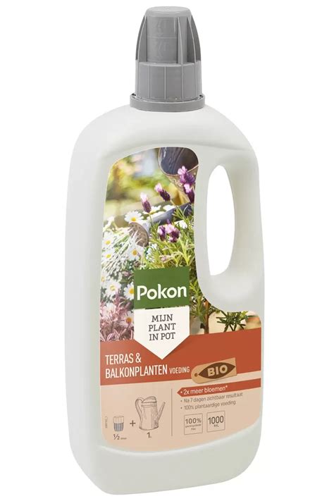 Pokon Bio Terras Balkon Planten Voeding 1000ml Tuincentrum Eurofleur