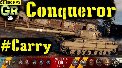 World Of Tanks Conqueror Replay 9 Kills 8K DMG Patch 1 4 0 YouTube