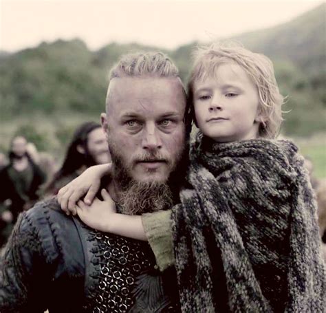 Vikings Series 2013 Starring Travis Fimmel As Ragnar Lothbrok And His Second Son With