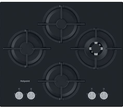 HOTPOINT HGS 62S/BK Gas Hob - Black Fast Delivery | Currysie