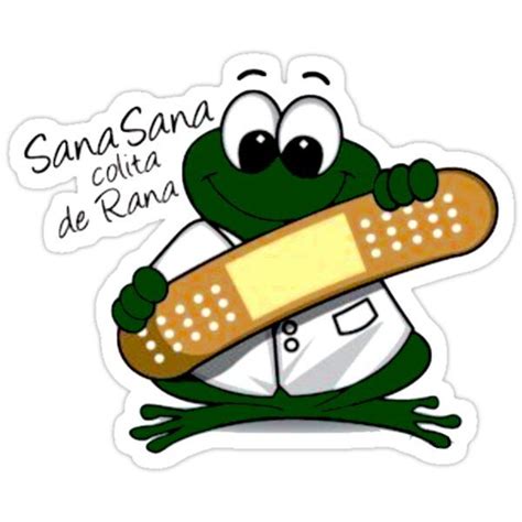 Sana Sana Colita De Rana Sticker For Sale By Jessica Gonzalez Print