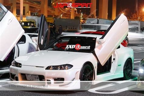 Nissan Silvia Varietta S15 Scissor Door White Color And Sporty Aero Bumper Jap Spirit