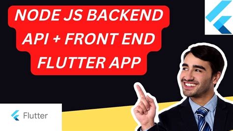 How To Connect Backend Node Js Front End Flutter Application Youtube