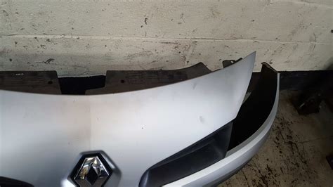 Renault Clio Mk Front Bumper Silver Ted Laquer Peel