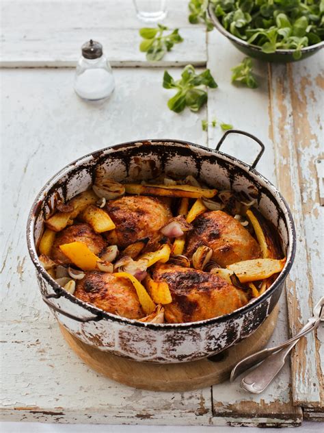 Recette de poulet rôti et potiron Marie Claire