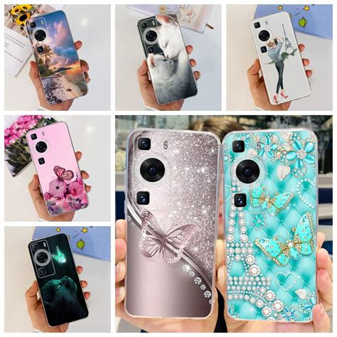 Funda De Tpu Suave Pintada En D Para Huawei P Pro Cubierta De Lujo