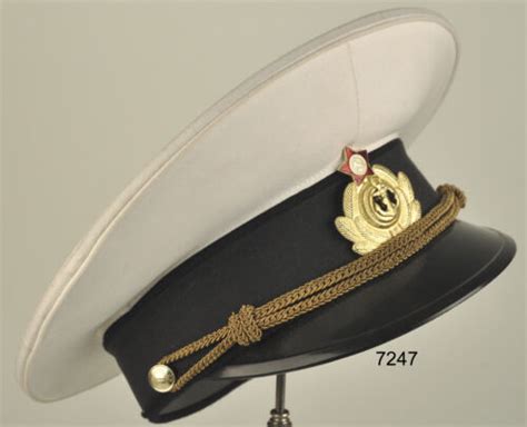 7247 CASQUETTE OFFICIER DE MARINE SOVIETIQUE EBay