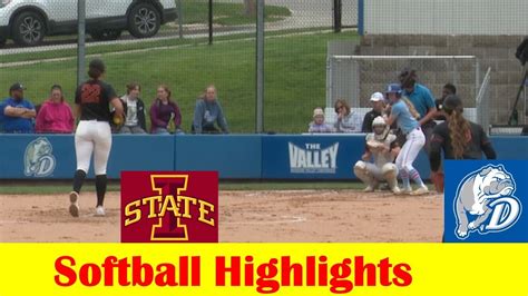 Iowa State Vs Drake Softball Game Highlights May 1 2024 YouTube