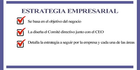 Estrategia Empresarial Concepto Tipos Y Ejemplos Losrecursoshumanos