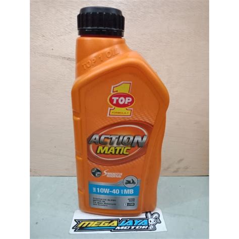 Jual Oli Top 1 Action Matic Sae 10w 40 1 Liter Shopee Indonesia