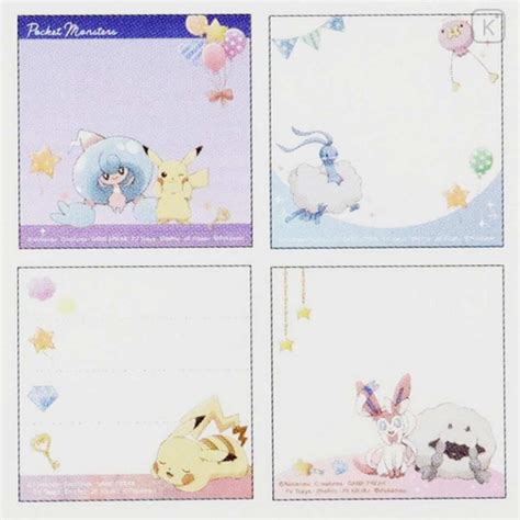 Japan Pokemon Choice Fusen Sticky Notes Dream Kawaii Limited