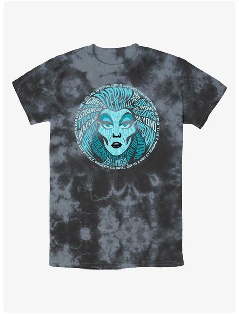 Disney Haunted Mansion Madam Leota Tie Dye T Shirt Multi Hot Topic