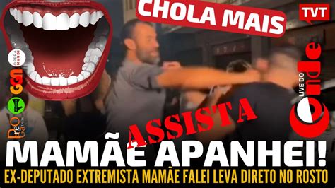 Live do Conde Mamãe Apanhei Ex deputado Artur do Val leva soco na