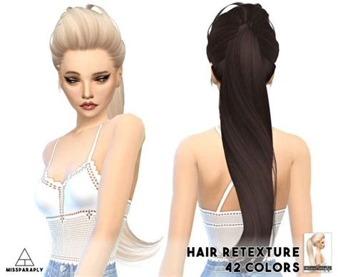 Miss Paraply Skysims Solid Hairstyles Retextured • Sims 4 Downloads