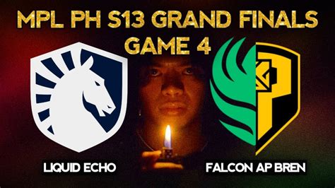 Sweep Liquid Echo 4 0 Falcon Apbren In Mpl Ph S13 Grand Finals Youtube