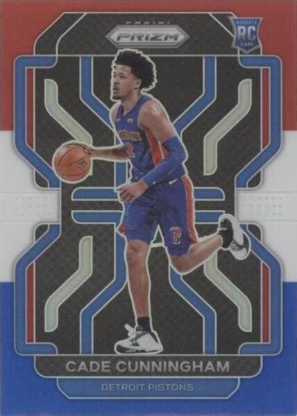 Panini Prizm Red White Blue Prizm Cade Cunningham Rc