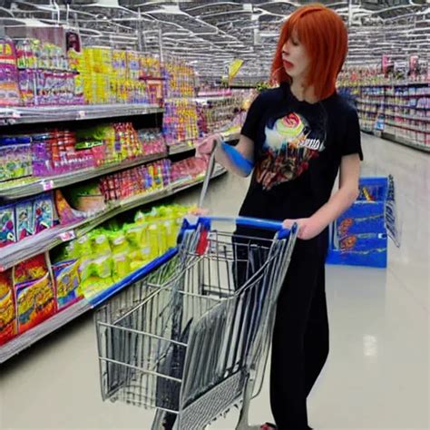 Photograph Of Lightning Farron Shopping At Walmart Stable Diffusion