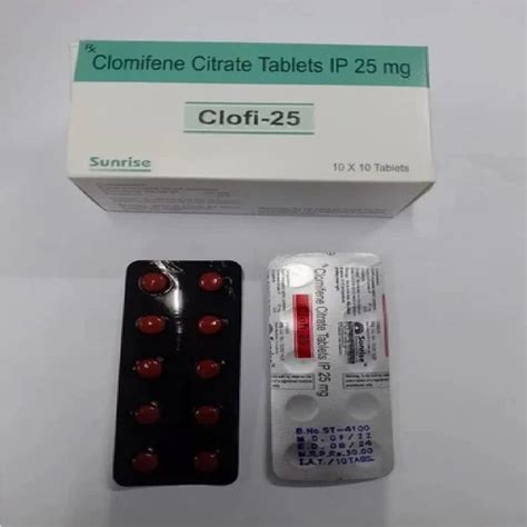 Clofi Clomifene Citrate Tablets Mg Packaging Type Box At Rs