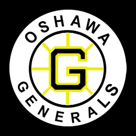 Oshawa Generals Alternate Logo 1966 A Black G Outlined In Yellow