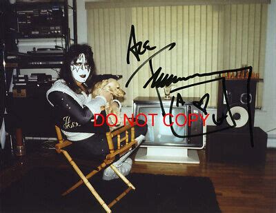 Photographs Ace Frehley Kiss Original Band Autograph Autographed