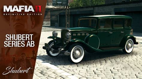 Mafia 2 Definitive Edition Shubert Series AB YouTube