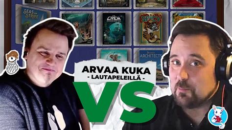 Arvaa kuka mutta lautapeleillä ANTON VS TOMMI nopparalli YouTube