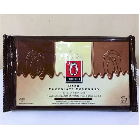 Jual Tulip Dark Chocolate Compound 1kg Dark Coklat 1 Kg Shopee