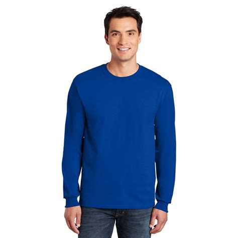 Gildan G2400 Ultra Cotton Long Sleeve T Shirt Royal Full Source