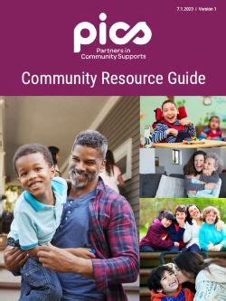 PICS Community Resource Guide New Clear And Comprehensive PICS