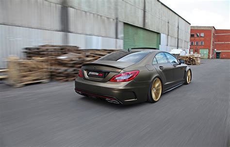 Stanced Mercedes Benz Cls By Fostla Is A Bit Too Much Autoevolution