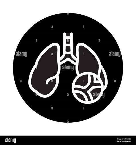 Pulmonary Hypertension Color Line Icon Isolated Vector Element Outline Pictogram For Web Page