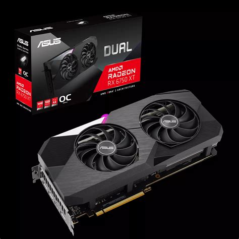 ASUS Dual Radeon RX 6750 XT OC Edition 12GB GDDR6 Bermor Techzone