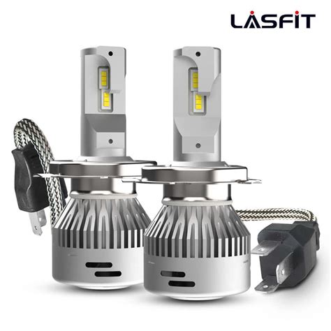 Lasfit H4 9003 Led Headlight Bulbs Kit 6000k White High Low Beam