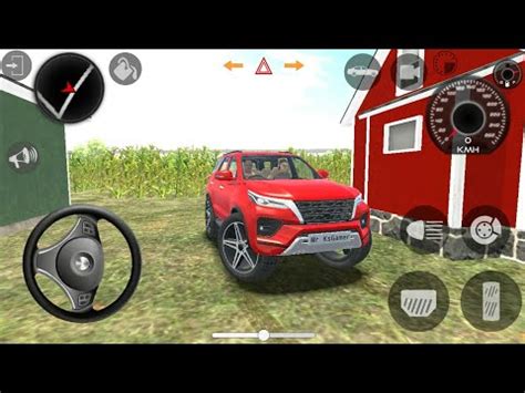 New Model Fortuner Legender Driving Simulator Indian Cars Simulator 3D