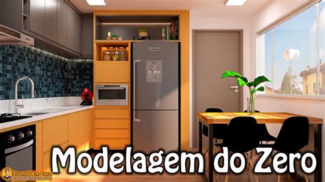 Projeto Promob Modelagem Cozinha Do Zero No Promob Passo A Passo Curso