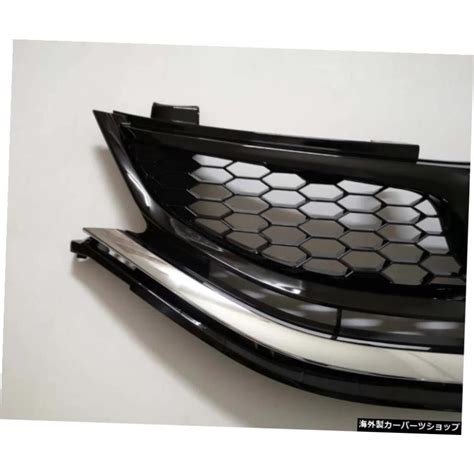 Absクロームフロントバンパーアッパーラジエーターグリルグリルホンダジェイド2013 20161pc Abs Chrome Front Bumper Upper Radiator Grille