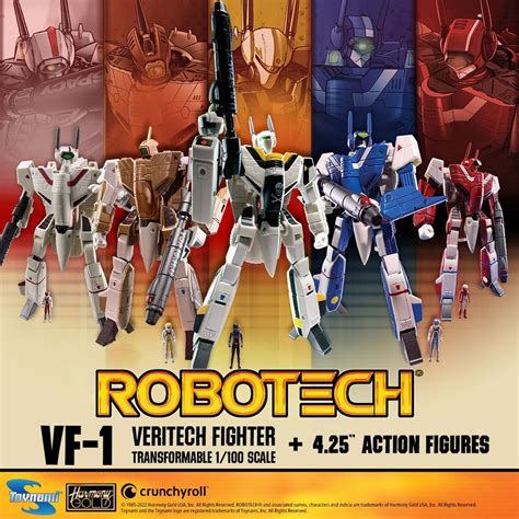 Robotech Transformable Veritech Fighter 1100 Scale And Pilot Action