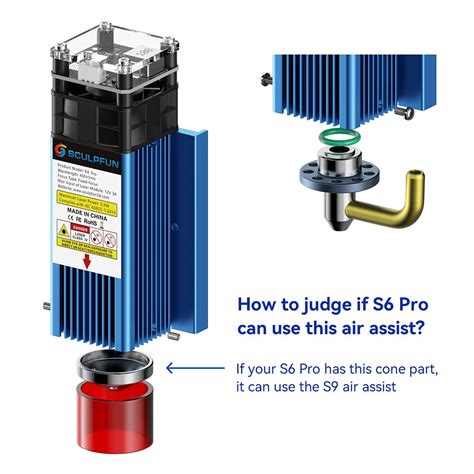 Sculpfun S S Pro S Air Assist Nozzle Kit